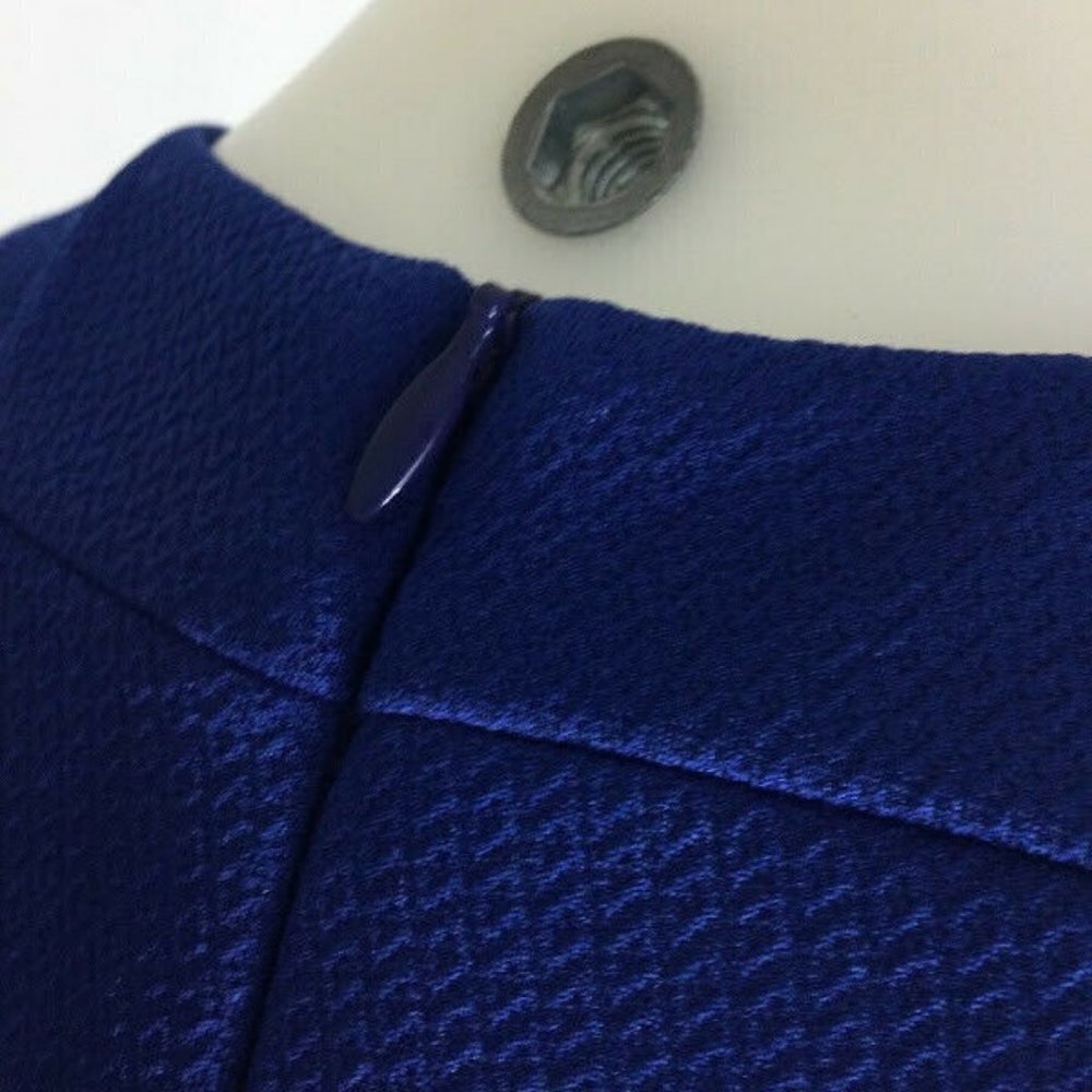 Trina by Trina Turk Royal Blue Halter Sheath Dress - Picture 5 of 12